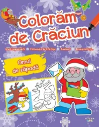 COLORAM DE CRACIUN. Omul de zapada