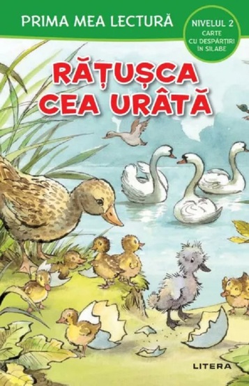PRIMA MEA LECTURA. RATUSCA CEA URATA. Carte cu despartiri in silabe. Nivelul 2