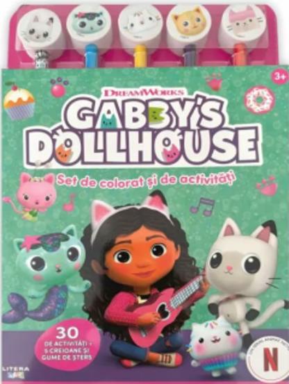 Set de colorat si de activitati - Gabby\'s Dollhouse