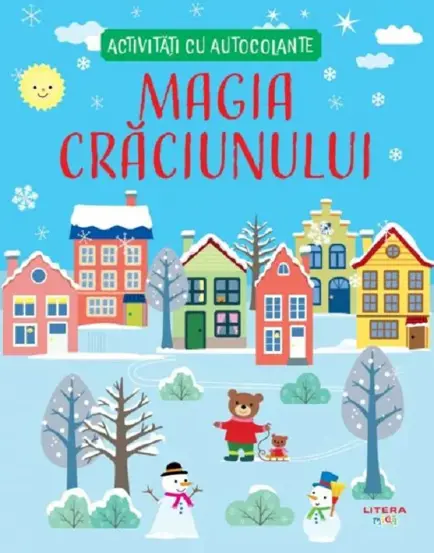 Magia Craciunului. Activitati cu autocolante