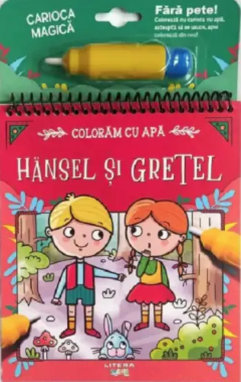 Coloram cu apa. Hansel si Gretel