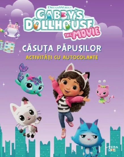 Gabby\'s Dollhouse. Casuta papusilor. Activitati cu autocolante