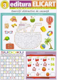 Tabla de joc – Jocul vacantei – clasa a III-a