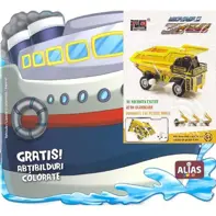 Vaporul. Abtibilduri colorate + jucarie