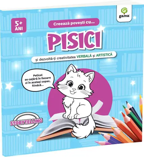 Creeaza povesti cu Pisici si dezvolta-ti creativitatea verbala si artistica