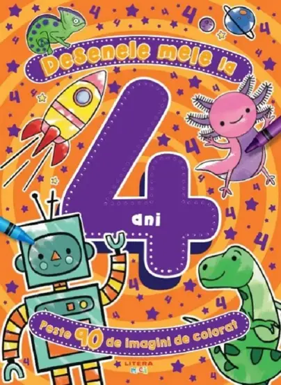 Desenele mele la 4 ani. Peste 90 de imagini de colorat