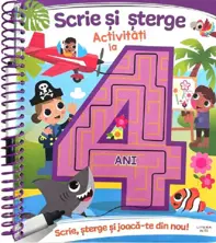 Scrie si sterge. Activitati la 4 ani