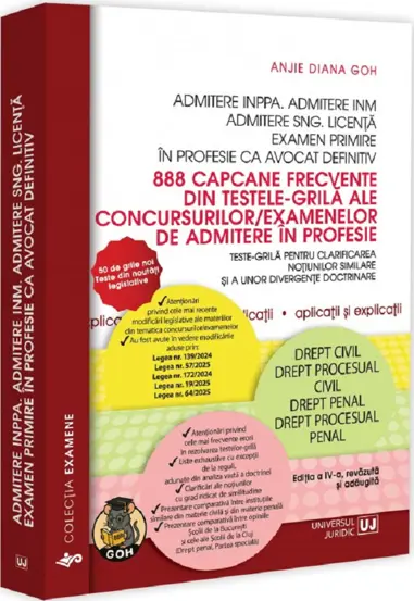 888 capcane frecvente din testele-grila ale concursurilor/examenelor de admitere in profesie