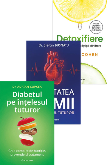 Pachet Trilogia echilibrului interior – metabolism inimă detoxifiere