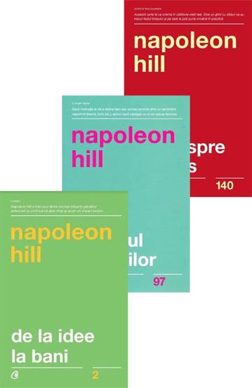 Pachet Napoleon Hill bookzone.ro poza bestsellers.ro