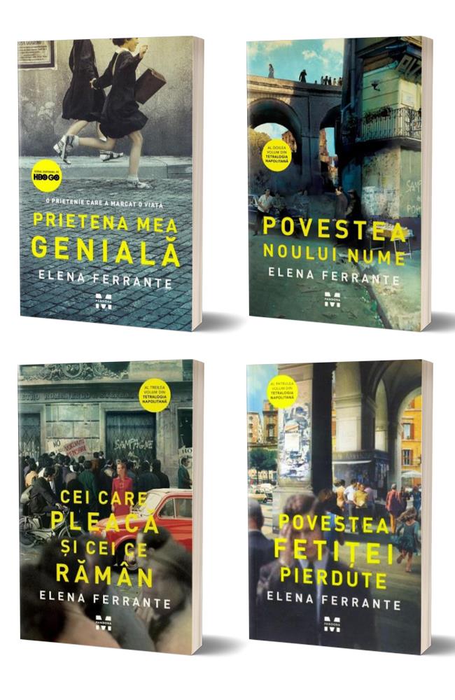 Pachet Tetralogia Napolitana (editie de film) bookzone.ro poza bestsellers.ro