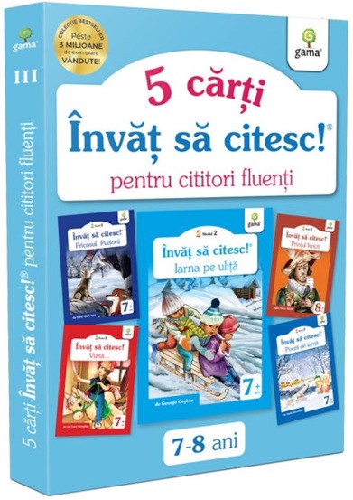 Pachet Învăț să citesc pentru cititori fluenți 3 - 7-8 ani