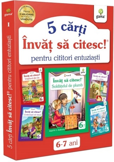 Pachet Învăț să citesc pentru cititori entuziaști 1 - 6-8 ani