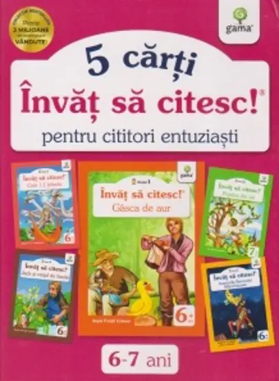 Pachet "Invat sa citesc pentru cititori entuziasti 3" - 6-7 ani