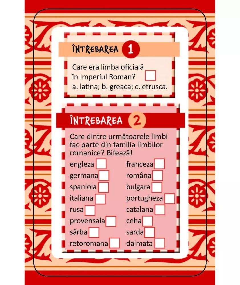 Civilizatii: Romanii - 100 de intrebari si raspunsuri