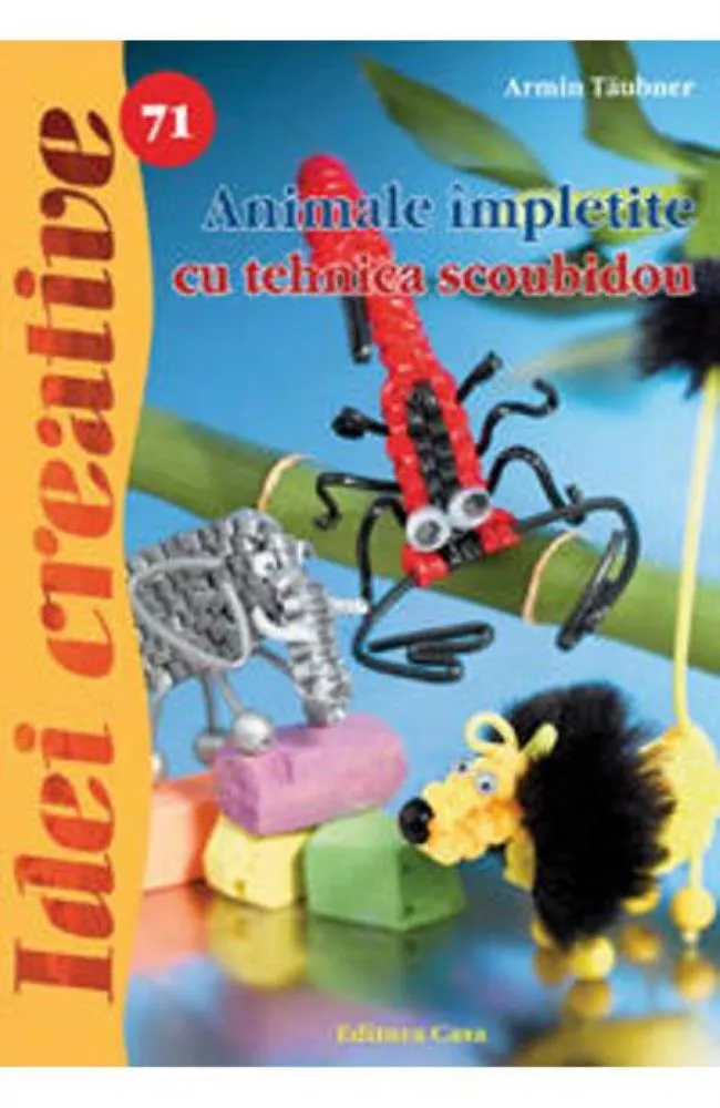 Idei creative 71 - Animale impletite cu tehnica scoubidou