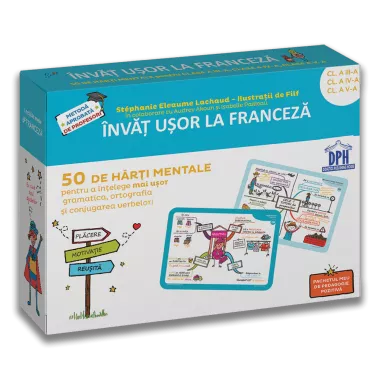 Invat usor la Franceza: 50 de harti mentale - Volumul II - Cls. a III-a, a IV-a, a V-a
