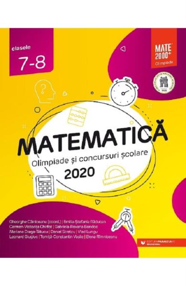 Matematica – Clasele 7-8 – Olimpiade si concursuri scolare bookzone.ro