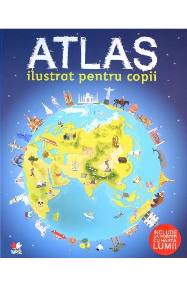 Atlas ilustrat pentru copii – Andrew Brooks Andrew poza 2022