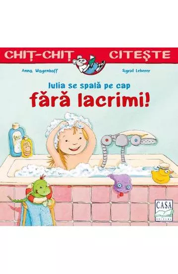 Iulia se spala pe cap fara lacrimi