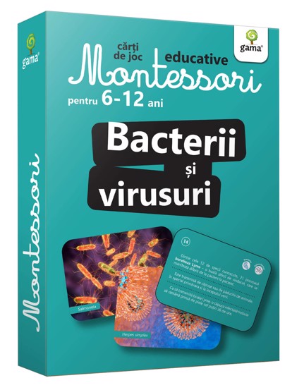 Bacterii și virusuri – Carti de joc Montessori pentru 6-12 ani Reduceri Mari Aici 6-12 Bookzone
