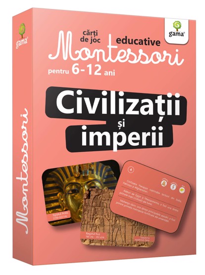 Vezi detalii pentru Civilizatii si imperii. Carti de joc Montessori pentru 6-12 ani