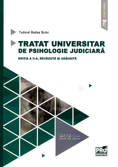 Tratat universitar de psihologie judiciara Editia a ll-a bookzone.ro imagine 2022