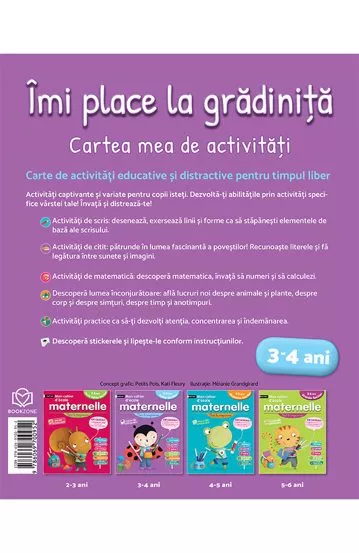 Imi place la gradinita + Invat si ma distrez (3-4 ani, 4-5 ani)