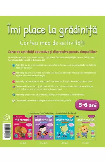 Imi place la gradinita + Invat si ma distrez (5-6 ani)