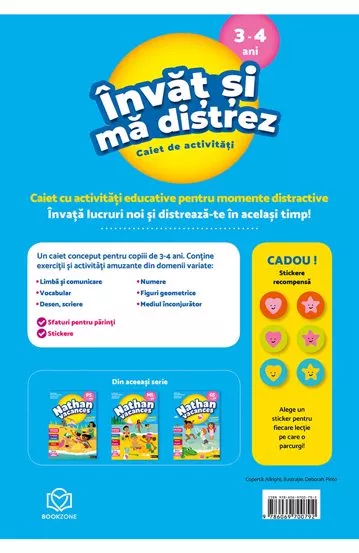 Imi place la gradinita + Invat si ma distrez (3-4 ani, 4-5 ani)