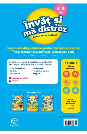 Imi place la gradinita + Invat si ma distrez (4-5 ani, 5-6 ani)