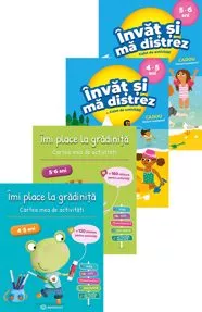 Imi place la gradinita + Invat si ma distrez (4-5 ani, 5-6 ani)