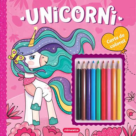 Unicorni - Carte de colorat