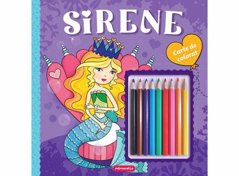 Vezi detalii pentru Sirene - Carte de colorat