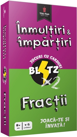 Pachet Blitz Fracții. Înmulțiri și împărțiri