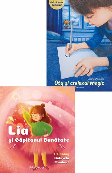 Lia si Capitanul Bunatate + Creionul magic Bookzone poza 2022