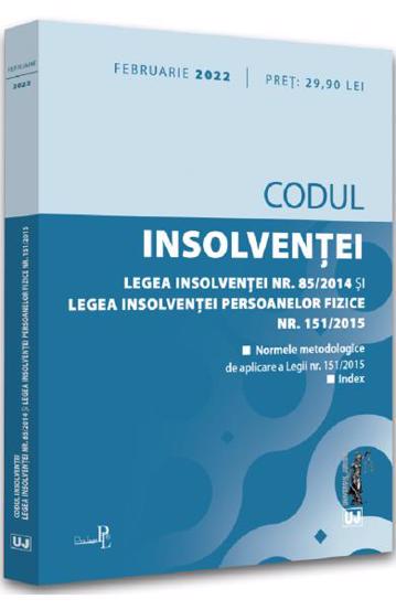 Codul insolventei Februarie 2022 bookzone.ro