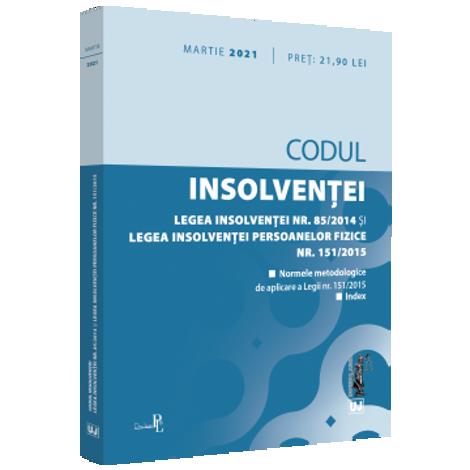 Codul insolventei : martie 2021