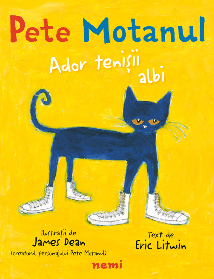 Pete Motanul.ador tenisii albi
