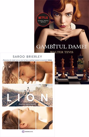 Lion: Drumul spre acasa + Gambitul Damei Bookzone poza bestsellers.ro