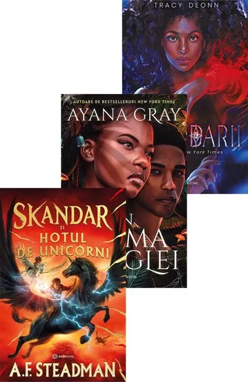 Skandar si hotul de unicorni - Hardcover + Legendarii + In inima junglei