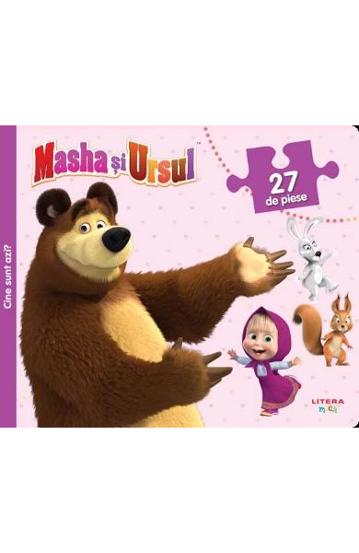 Masha si Ursul. Cine sunt azi? 3 puzzle-uri distractive Reduceri Mari Aici azi Bookzone