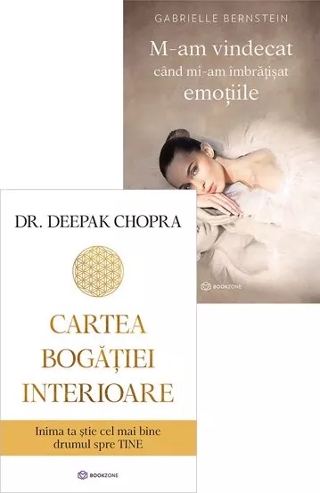 Cartea bogatiei interioare + M-am vindecat cand mi-am imbratisat emotiile