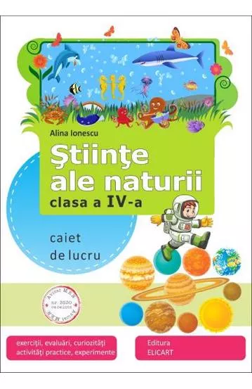 Stiinte ale naturii clasa a IV-a. Caiet de lucru