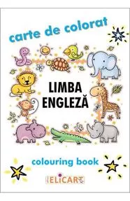 Limba engleză. Carte de colorat. Colouring book