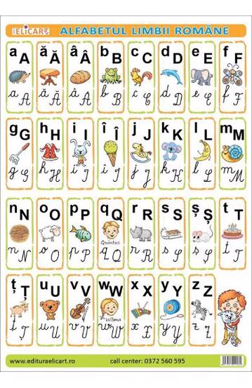 Vezi detalii pentru Pliant literele alfabetului