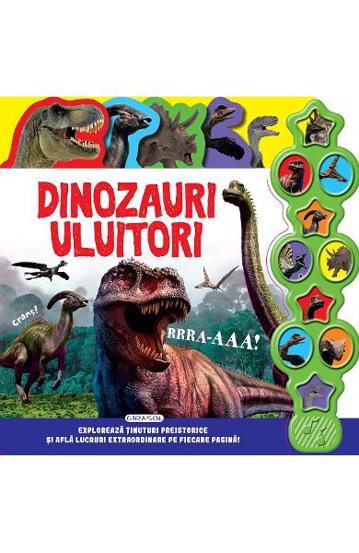 Vezi detalii pentru Carte cu sunete - Dinozauri uluitori