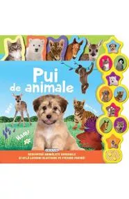 Carte cu sunete - Pui de animale