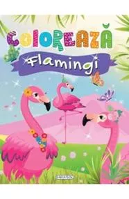 Coloreaza - Flamingi