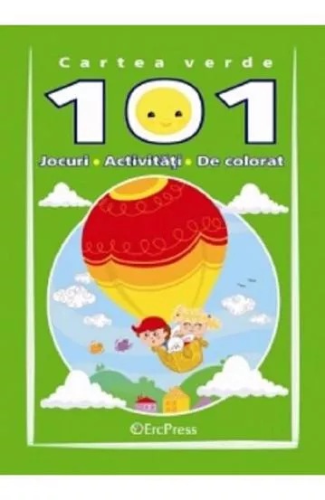 Cartea verde. 101 Jocuri, activitati de colorat